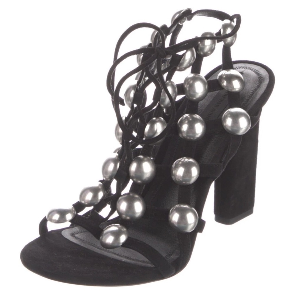 ALEXANDER WANG Rubie Suede Gladiator Sandals, US Size 37 - Picture 2 of 14